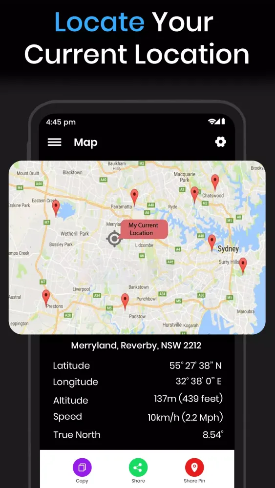 Capturas de pantalla de Digital Compass - GPS Compass