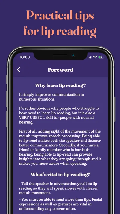 Lipreading Academy應用截圖