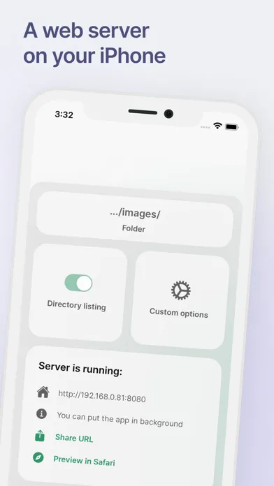 Server: Host Files Locally سکرین شاٹس