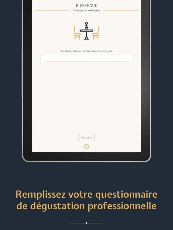 Captures d'écran de Dégustation Digitale iPad 