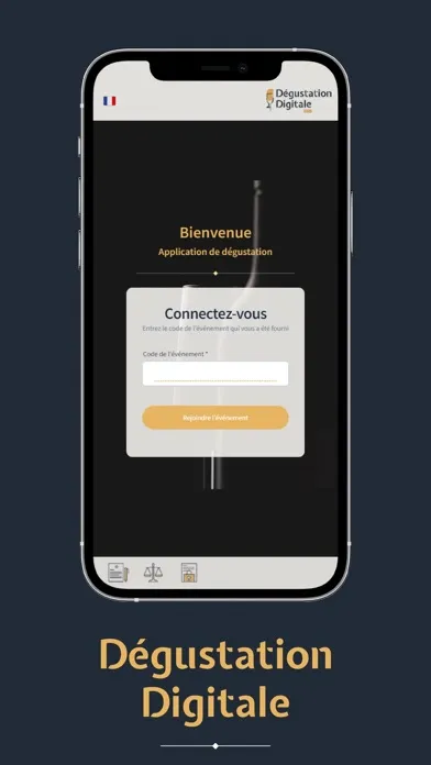 Captures d'écran de Dégustation Digitale