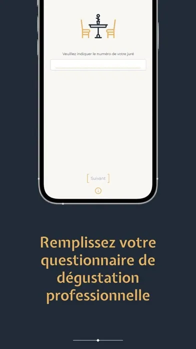 Captures d'écran de Dégustation Digitale