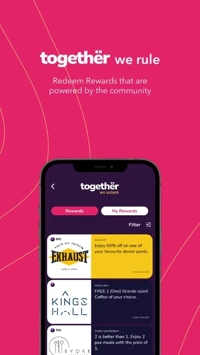 Screenshot di Togethër
