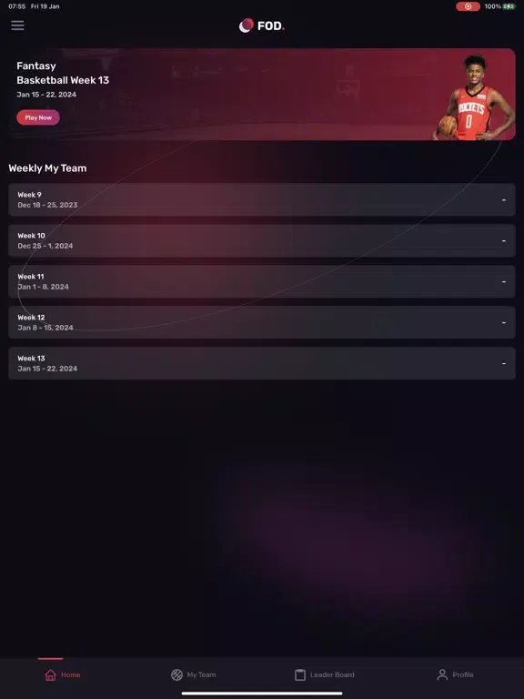 Field of Dreams Fantasy Sports iPad  Ekran Görüntüleri