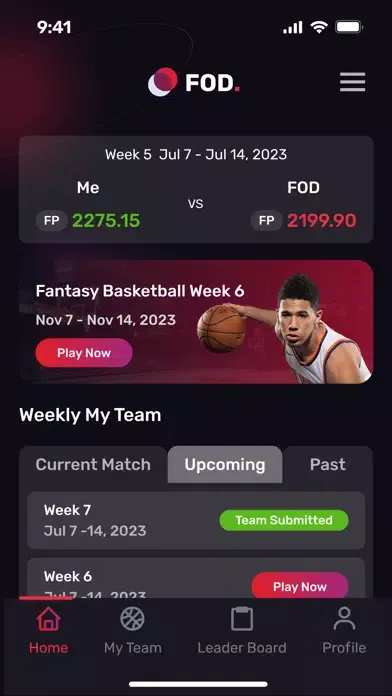 Field of Dreams Fantasy Sports Ekran Görüntüleri