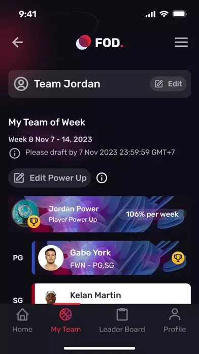 Field of Dreams Fantasy Sports Ekran Görüntüleri