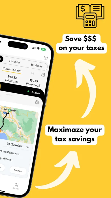 RouteIQ - Mileage Tracker স্ক্রিনশট