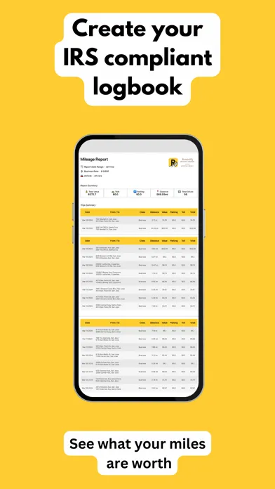 RouteIQ - Mileage Tracker স্ক্রিনশট