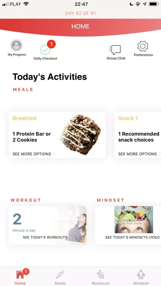 Tangkapan skrin Dynamic Glucose Wellness App