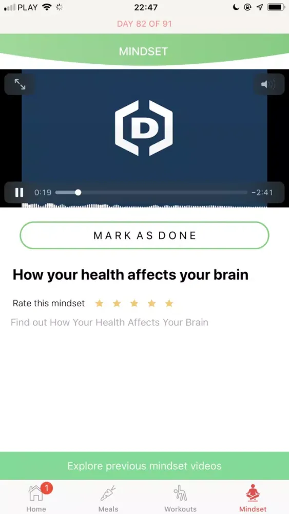 Tangkapan skrin Dynamic Glucose Wellness App