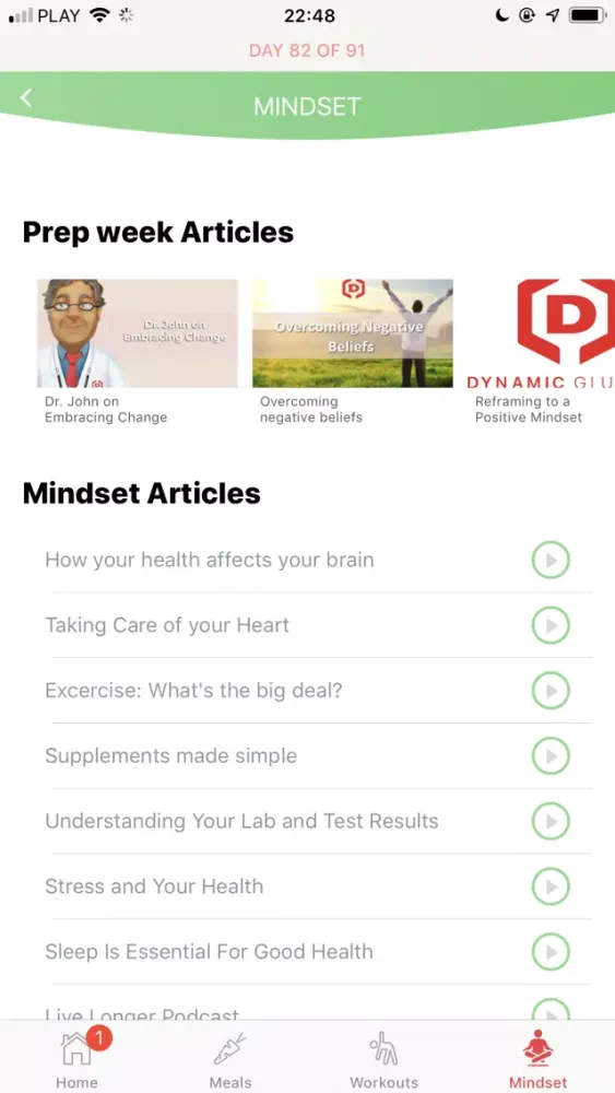 Tangkapan skrin Dynamic Glucose Wellness App