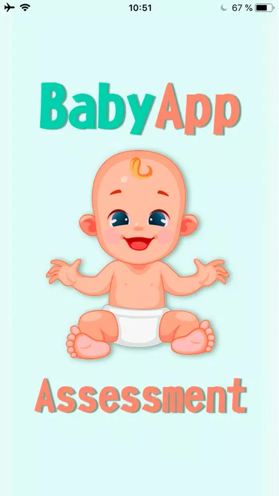 Tangkapan layar BabyApp. Assessment