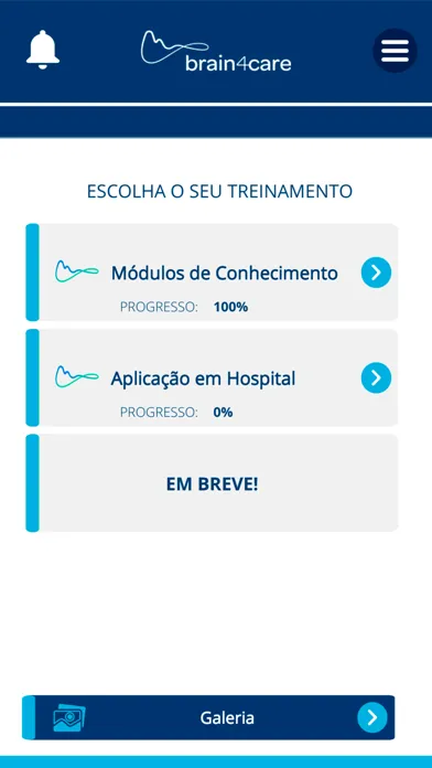 Скриншоты brain4care educação