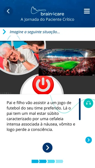 Скриншоты brain4care educação