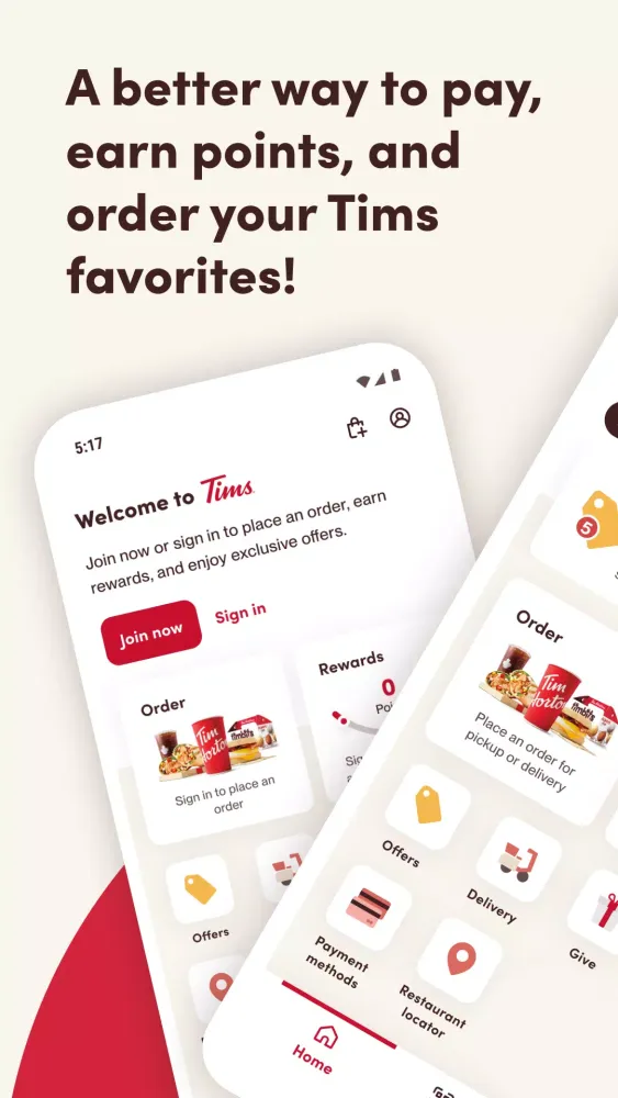 Tim Hortons Ekran Görüntüleri