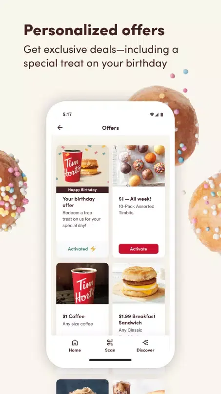 Tim Hortons Ekran Görüntüleri