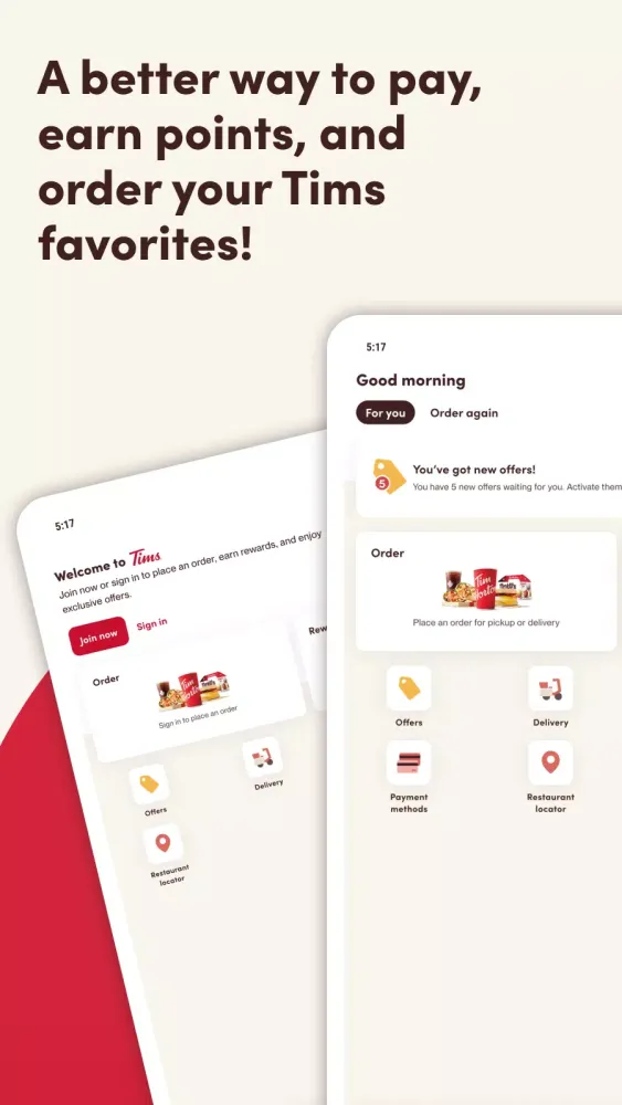 Tim Hortons Ekran Görüntüleri