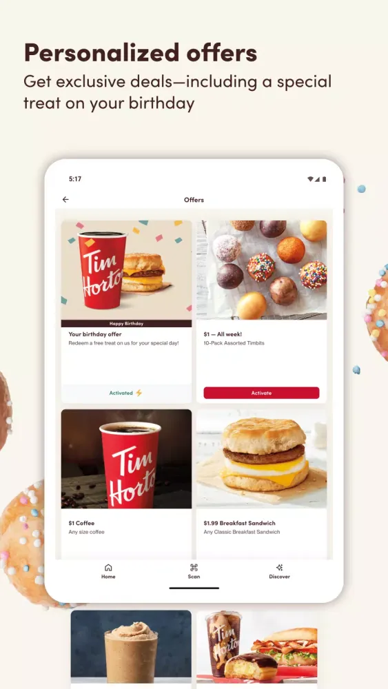 Tim Hortons Ekran Görüntüleri
