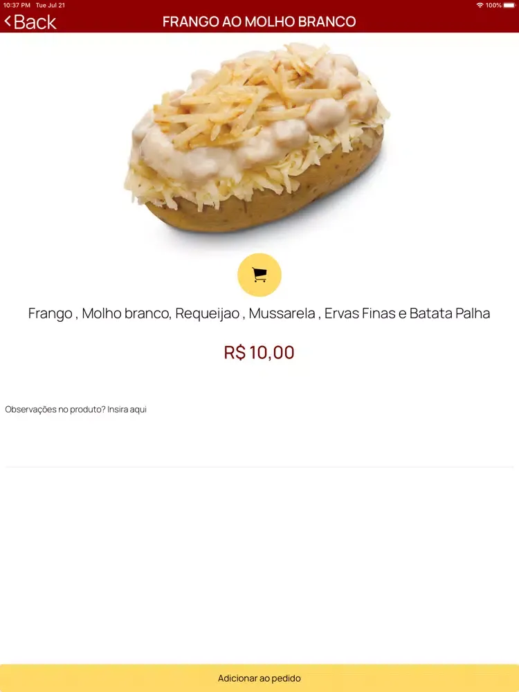 Tangkapan layar Mr. Batata iPad 