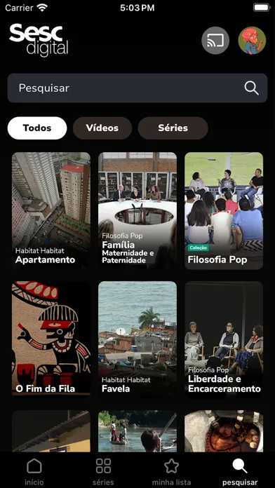 Tangkapan layar Sesc Digital