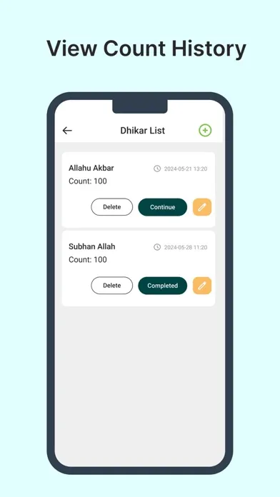 Screenshot di Tasbih Counter: Dhikr Tracker