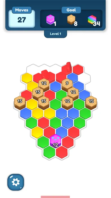 Pile Pop - Hexa Tile Puzzle স্ক্রিনশট