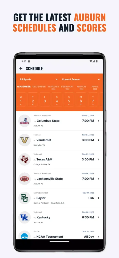 Auburn Tigers Screenshots