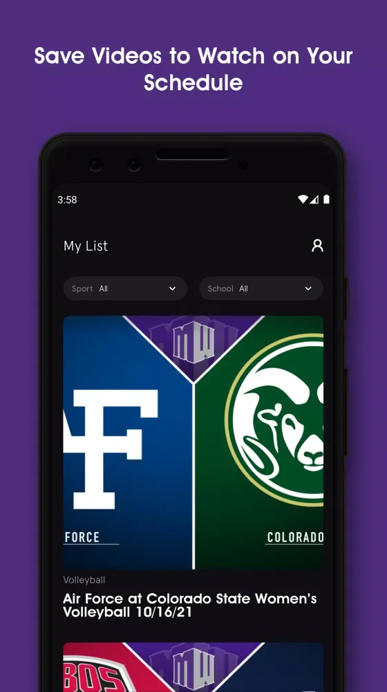 Mountain West Conference Screenshots