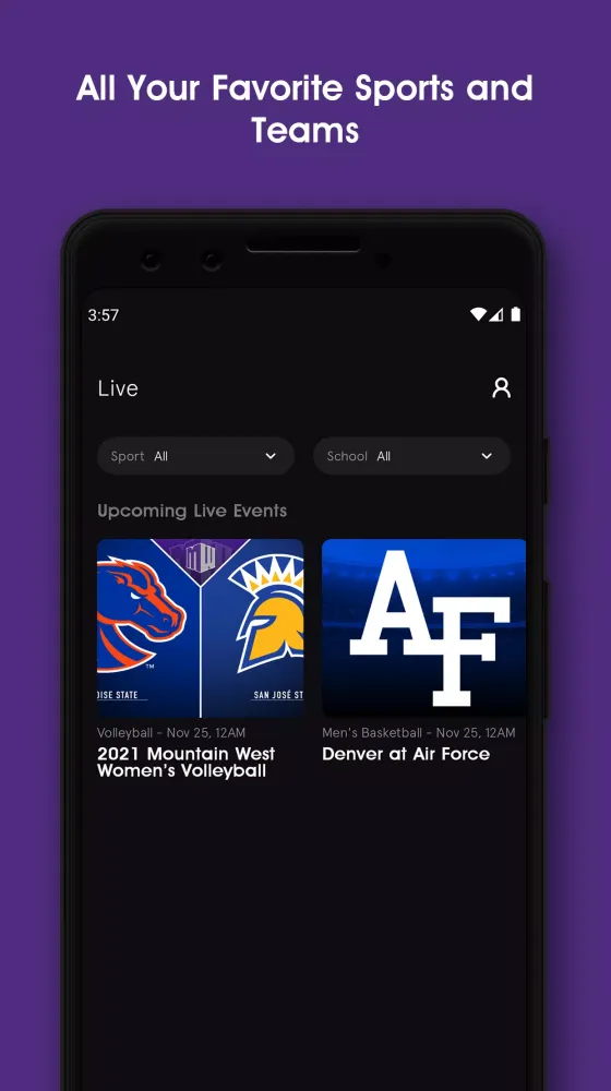 Mountain West Conference Screenshots
