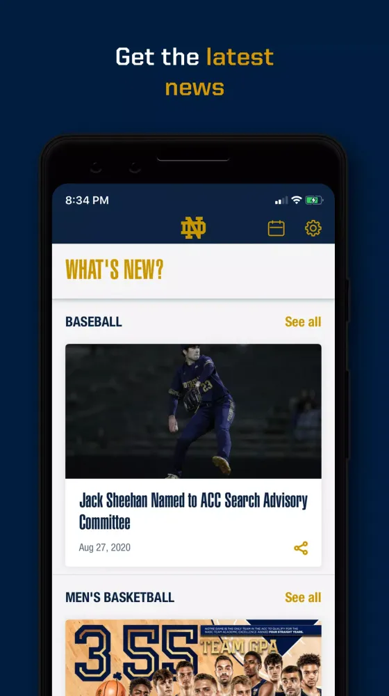 Fighting Irish Mobile Screenshots