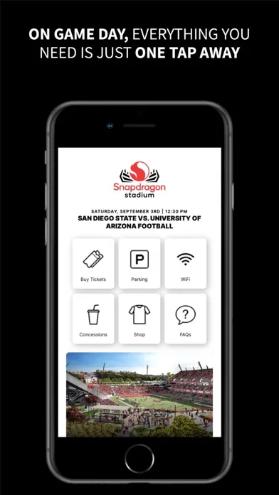 Zrzuty ekranu Snapdragon Stadium
