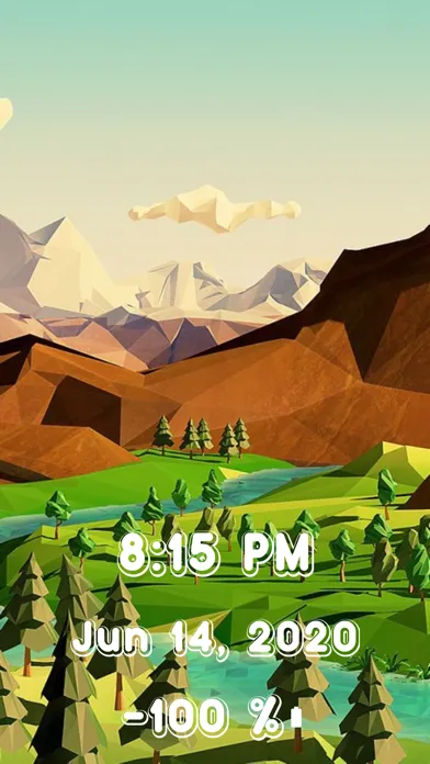 ภาพหน้าจอของ Big Live Clock-Wallpapers Time