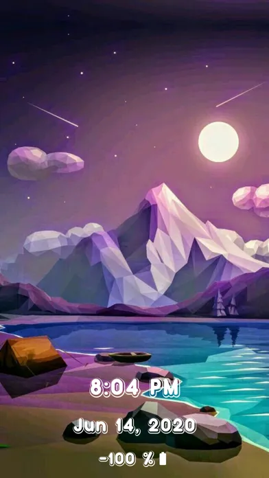 ภาพหน้าจอของ Big Live Clock-Wallpapers Time