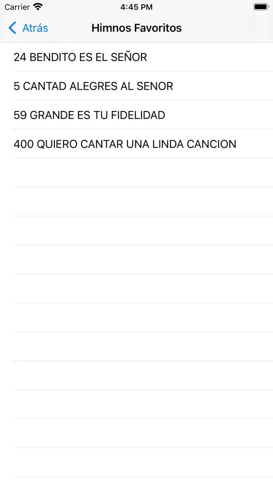 Capturas de pantalla de Himnario Celebremos Su Gloria