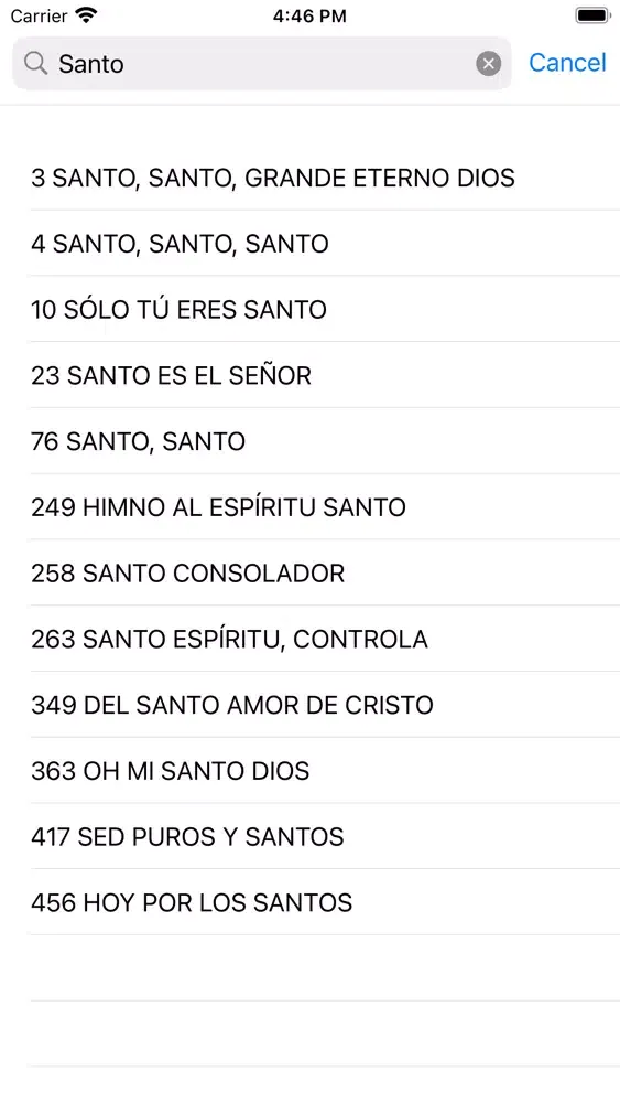 Capturas de pantalla de Himnario Celebremos Su Gloria