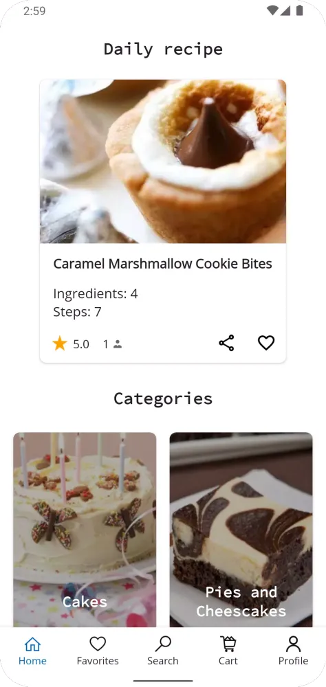 Ảnh chụp màn hình của Easy Baking Recipes
