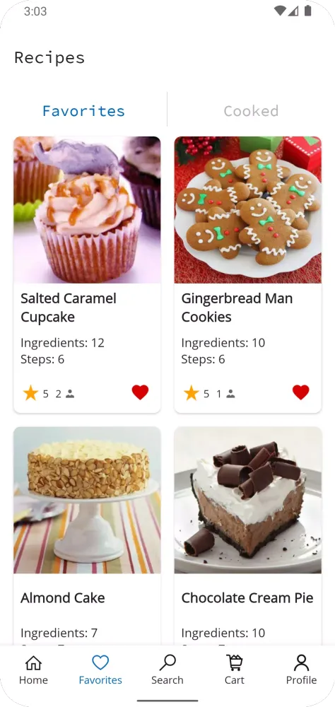 Ảnh chụp màn hình của Easy Baking Recipes