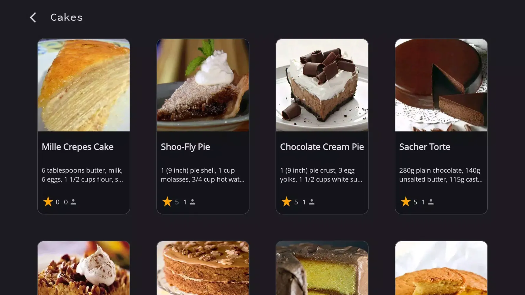 Ảnh chụp màn hình của Easy Baking Recipes