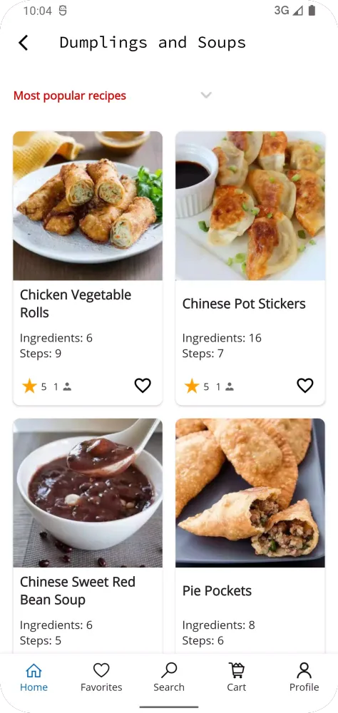 Chinese Recipes سکرین شاٹس