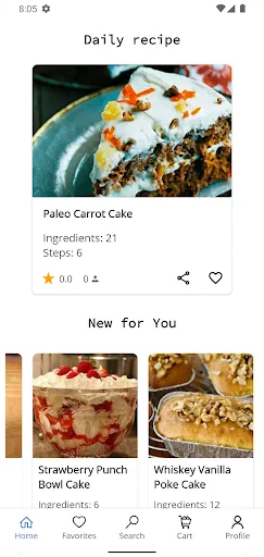 Cake and Baking Recipes应用截图