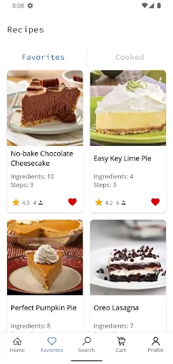 Cake and Baking Recipes应用截图