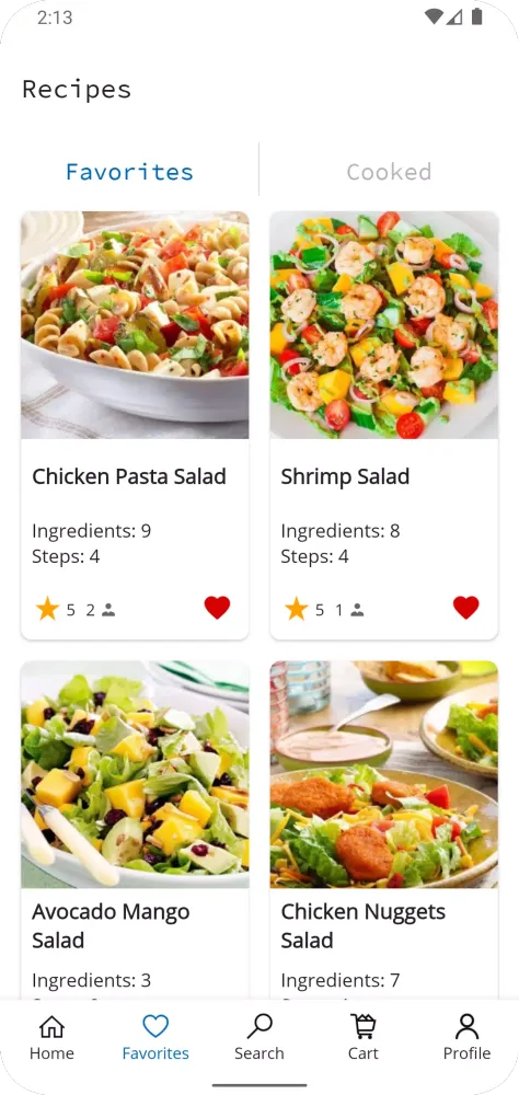 Salad Recipes Screenshots
