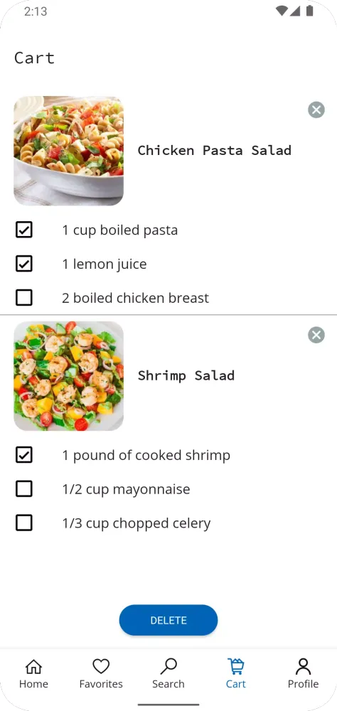 Salad Recipes Screenshots