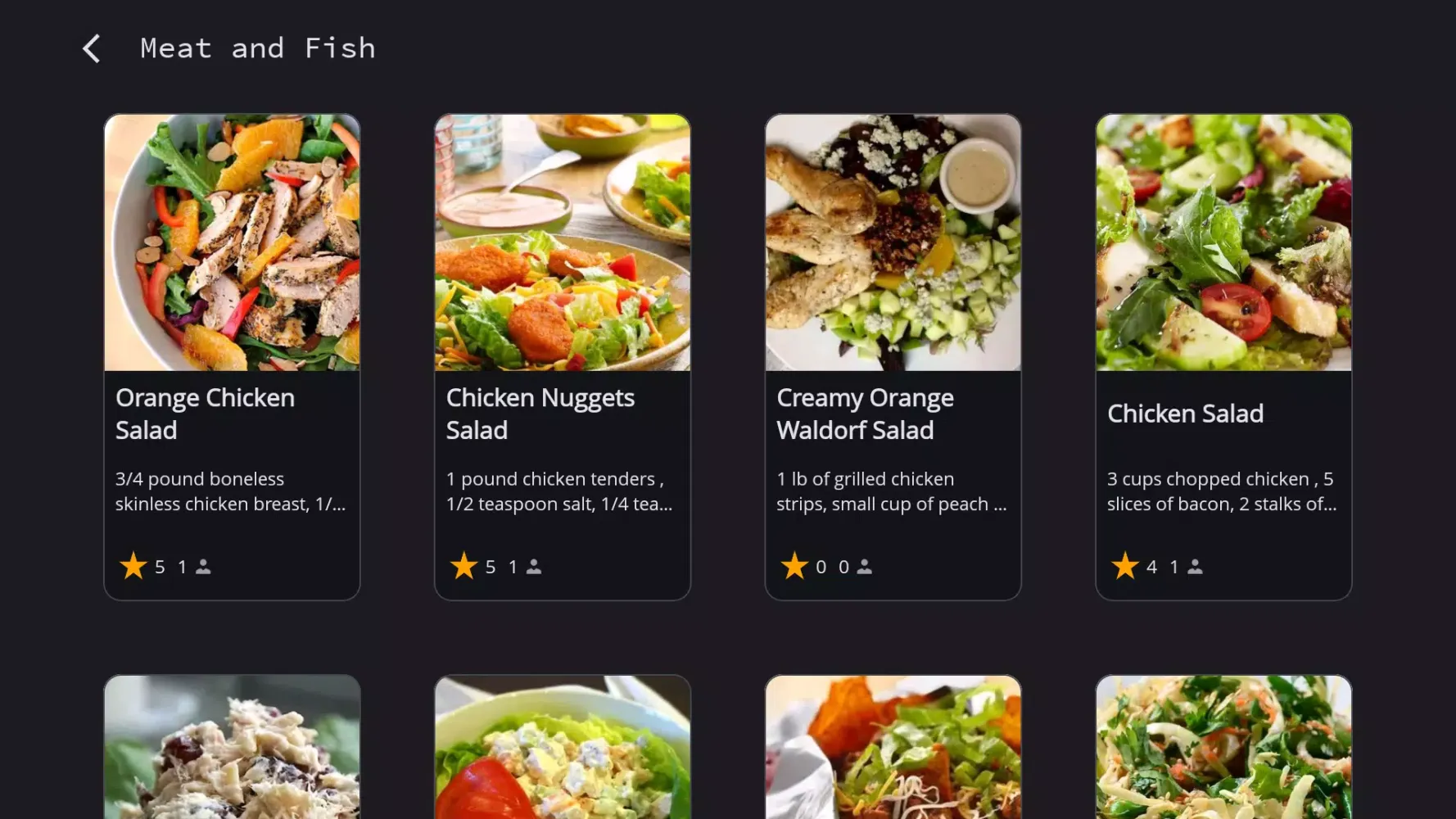 Salad Recipes Screenshots