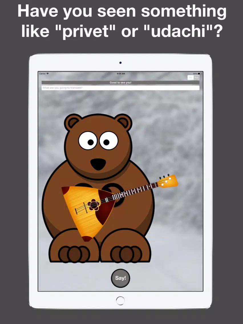 What does the Russian say? iPad  Screenshots