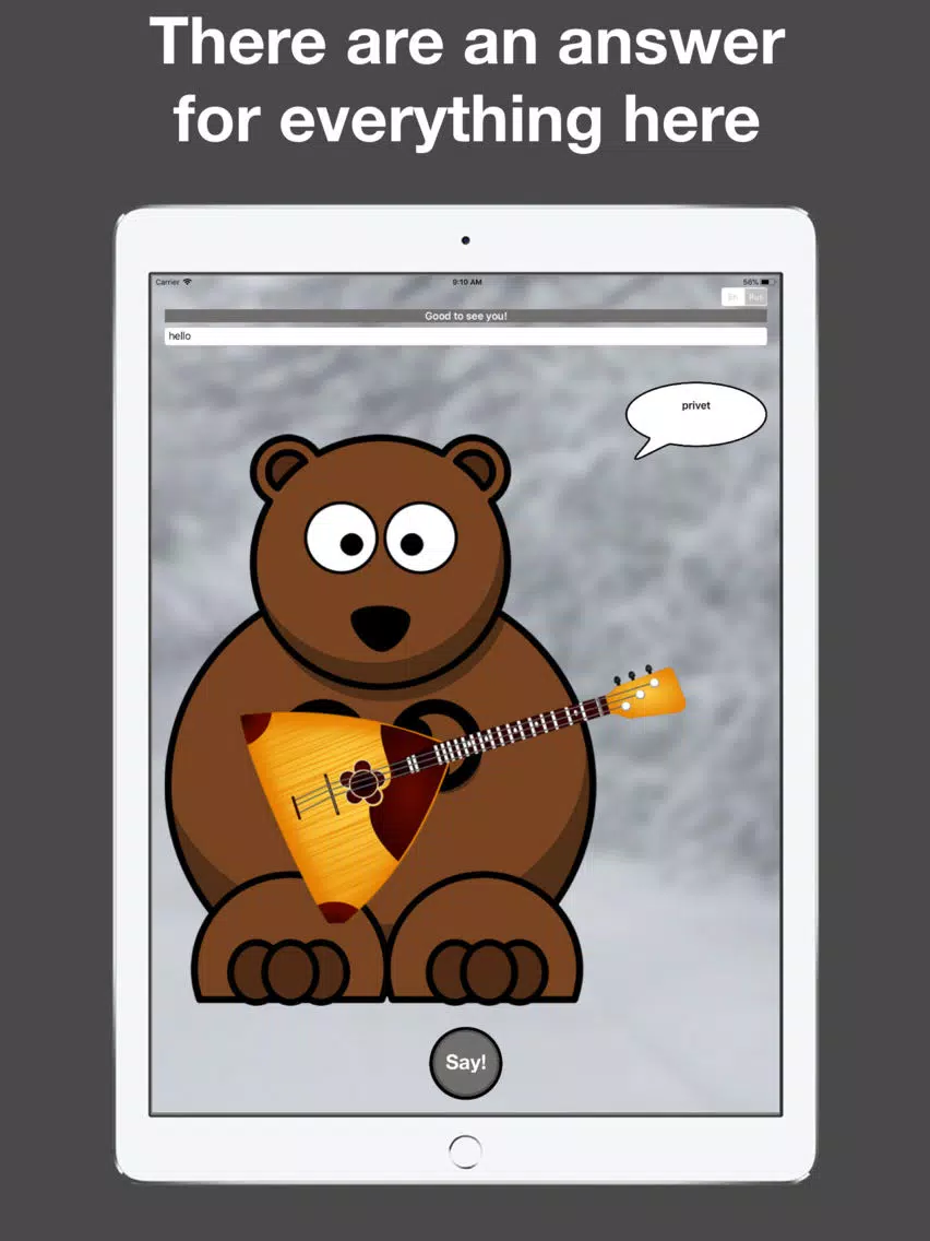 What does the Russian say? iPad  Screenshots