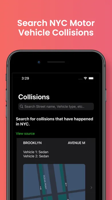 Tangkapan skrin NYC Car Crashes