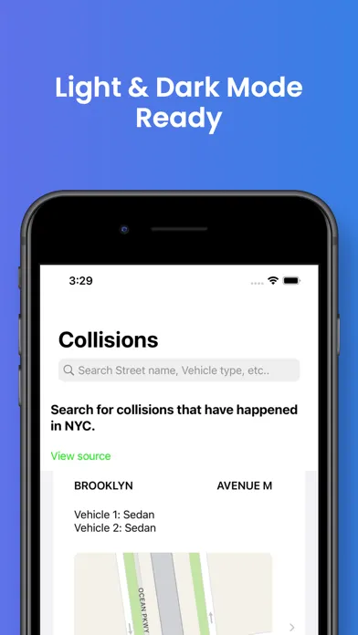 Tangkapan skrin NYC Car Crashes