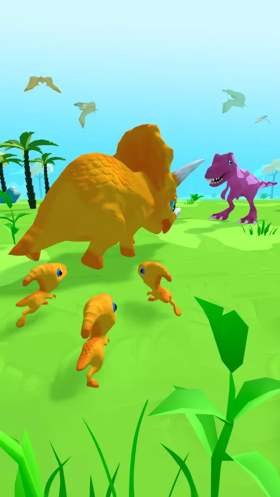 Tangkapan skrin Dino Evolution