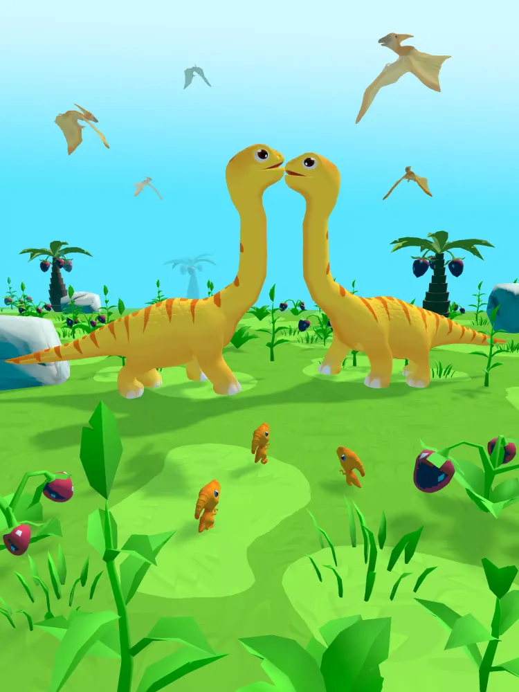 Tangkapan skrin Dino Evolution